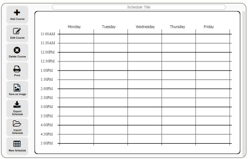 Schedule Maker Applicazione Web Per Creare Orari Scolastici Settimanali Online Maestro Alberto