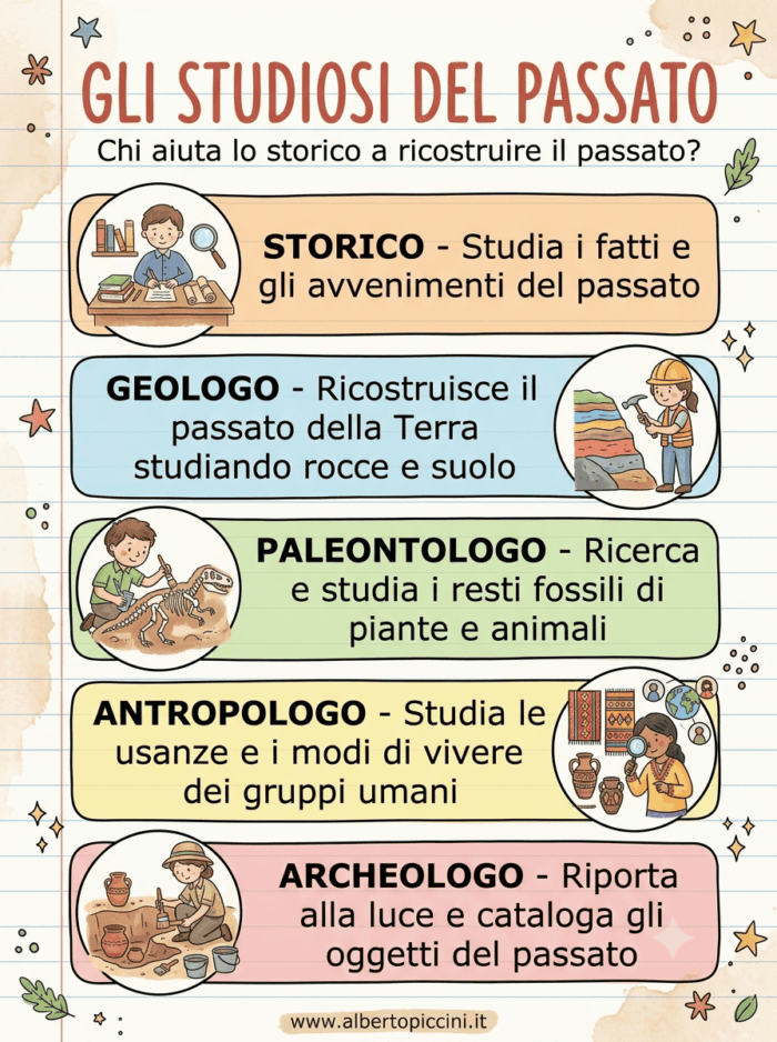 Studiosi Passato maestro alberto infografica colori