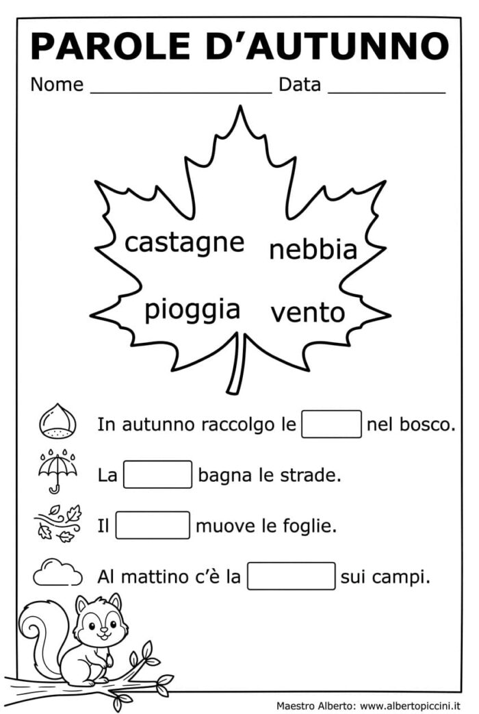 Autunno maestro alberto italiano BN