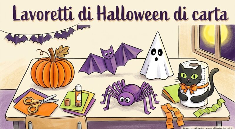 Lavoretti halloween maestro alberto evidenza